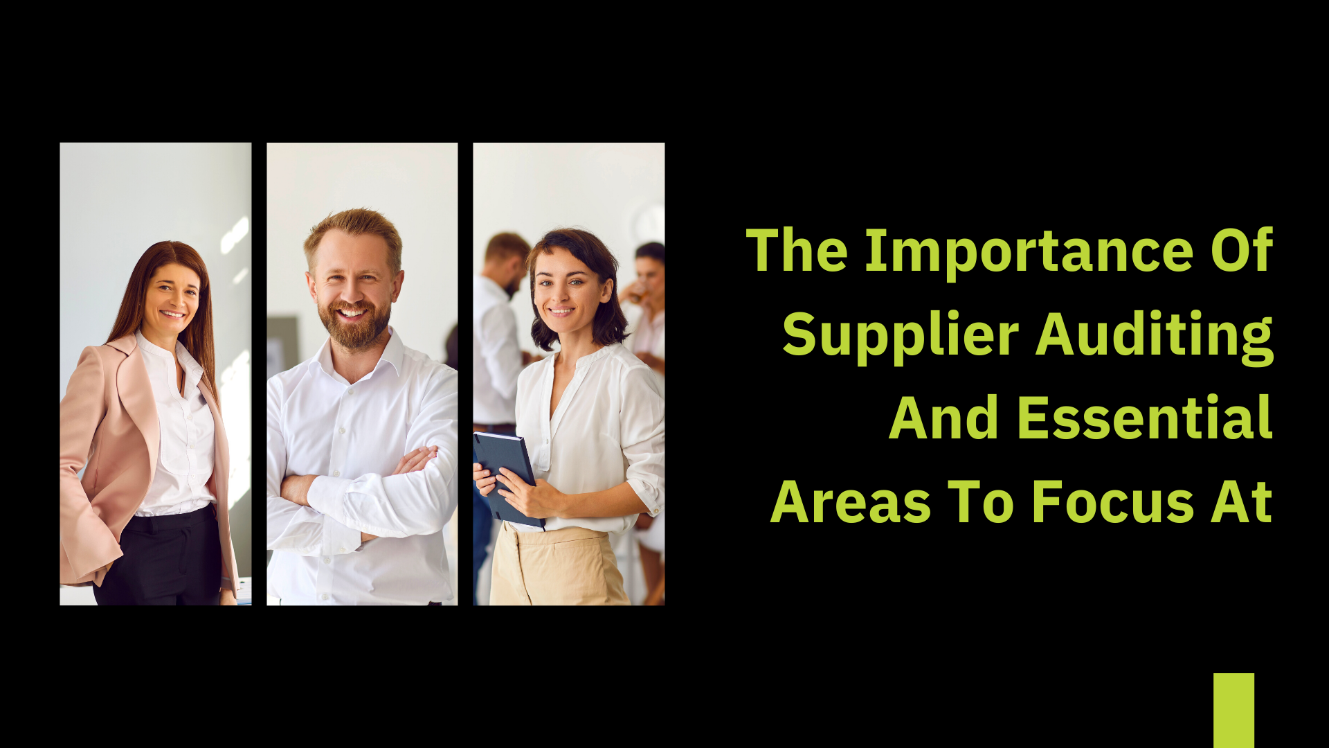 The Importance Of Supplier Auditing And Essential Areas To Focus At The Importance Of Supplier Auditing And Essential Areas To Focus At