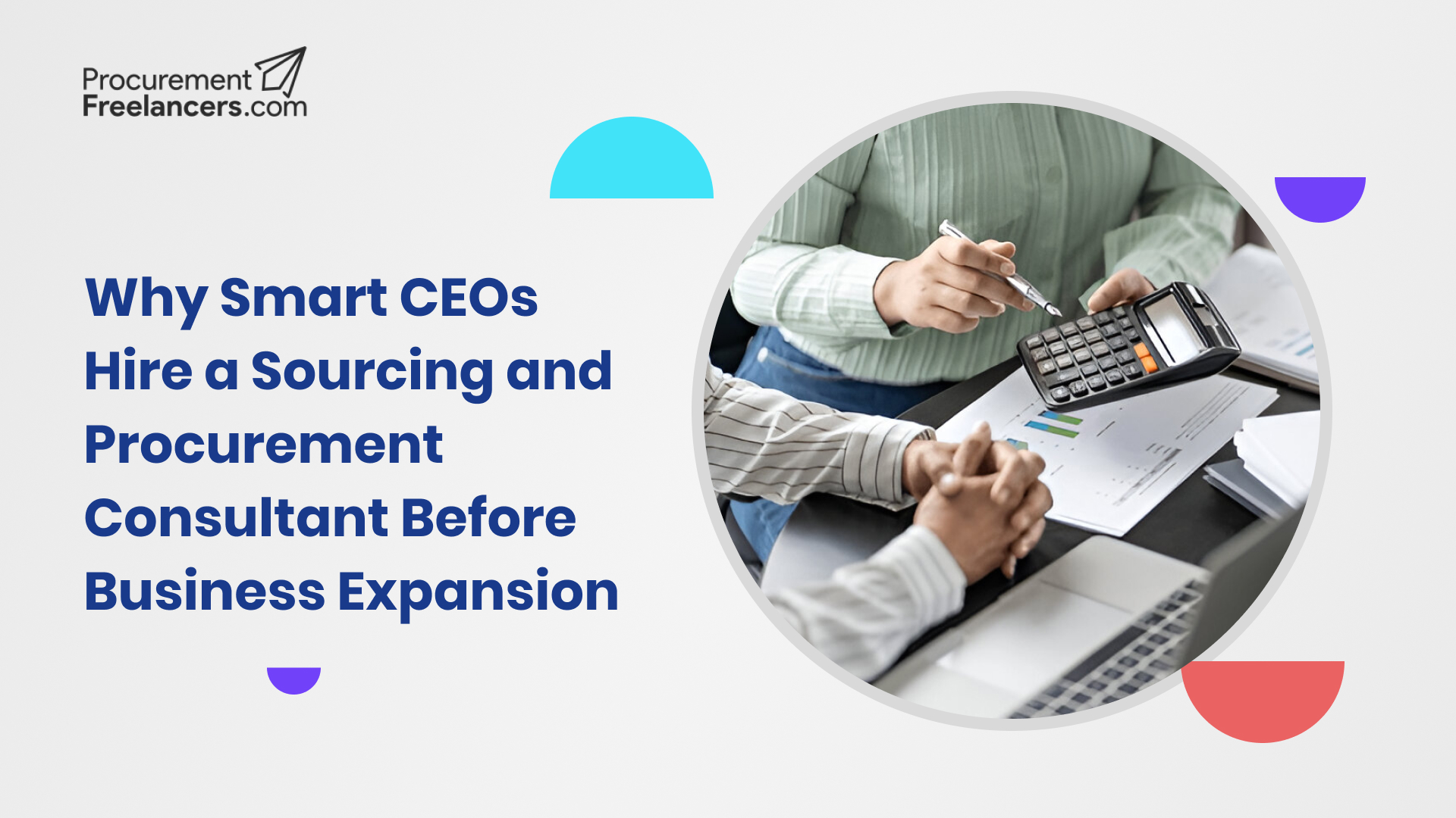 Why CEOs Hire Sourcing and Procurement Consultants Why CEOs Hire Sourcing and Procurement Consultants