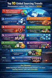 Top 10 Global Sourcing Trends Procurement Leaders Must Watch in 2026