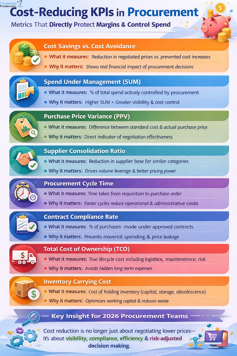Procurement-Freelancers-Cost-Reducing KPIs in Procurement