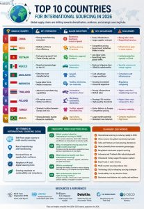 Procurement Freelancers - Top 10 Countries for International Sourcing in 2026